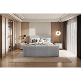 Noctera Opbergboxspring Lars incl voetbord - Teddystof