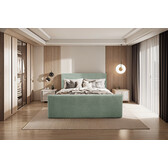 Noctera Opbergboxspring Lars incl voetbord - Teddystof