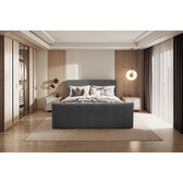 Noctera Opbergboxspring Lars incl voetbord - Teddystof