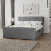 Noctera Opbergboxspring Brent incl voetbord - Ribstof