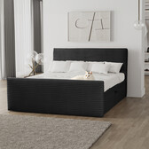 Noctera Opbergboxspring Brent incl voetbord - Ribstof