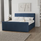Noctera Opbergboxspring Brent incl voetbord - Ribstof