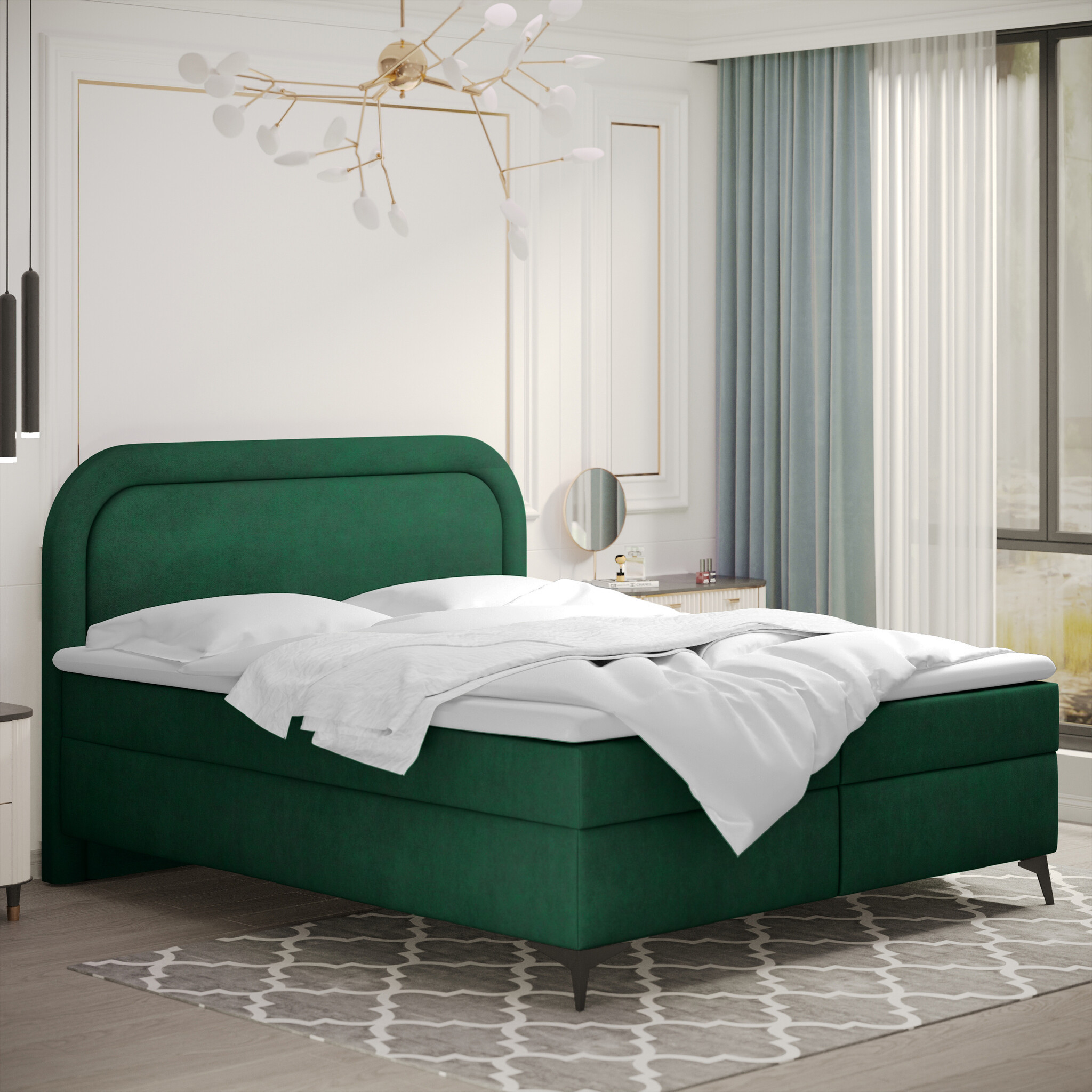 Noctera Opbergboxspring Ella - Velours