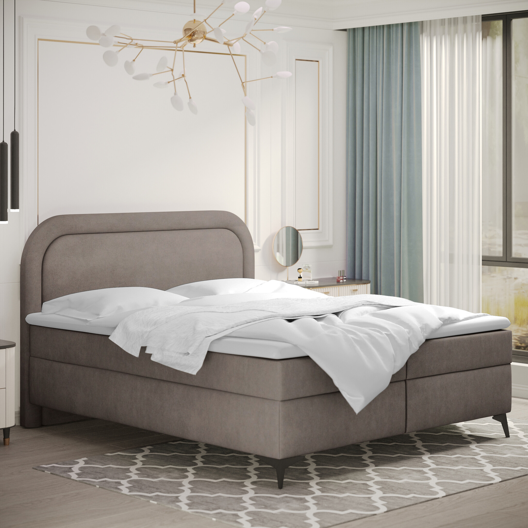 Noctera Opbergboxspring Ella - Velours