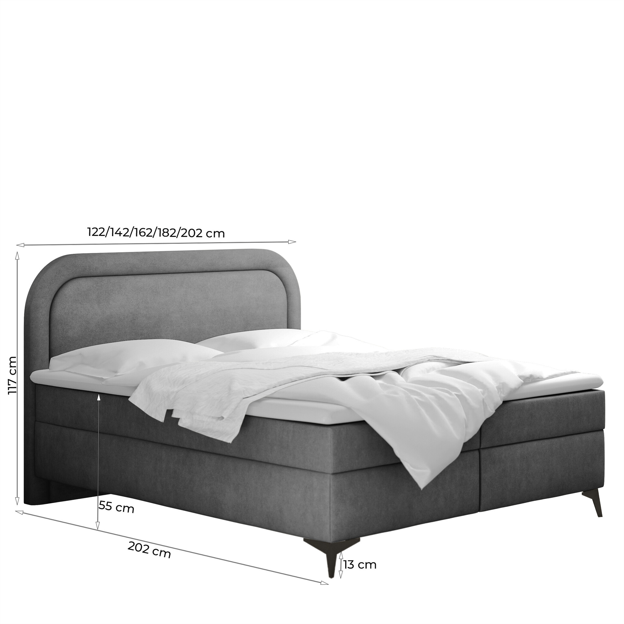 Noctera Opbergboxspring Ella - Velours