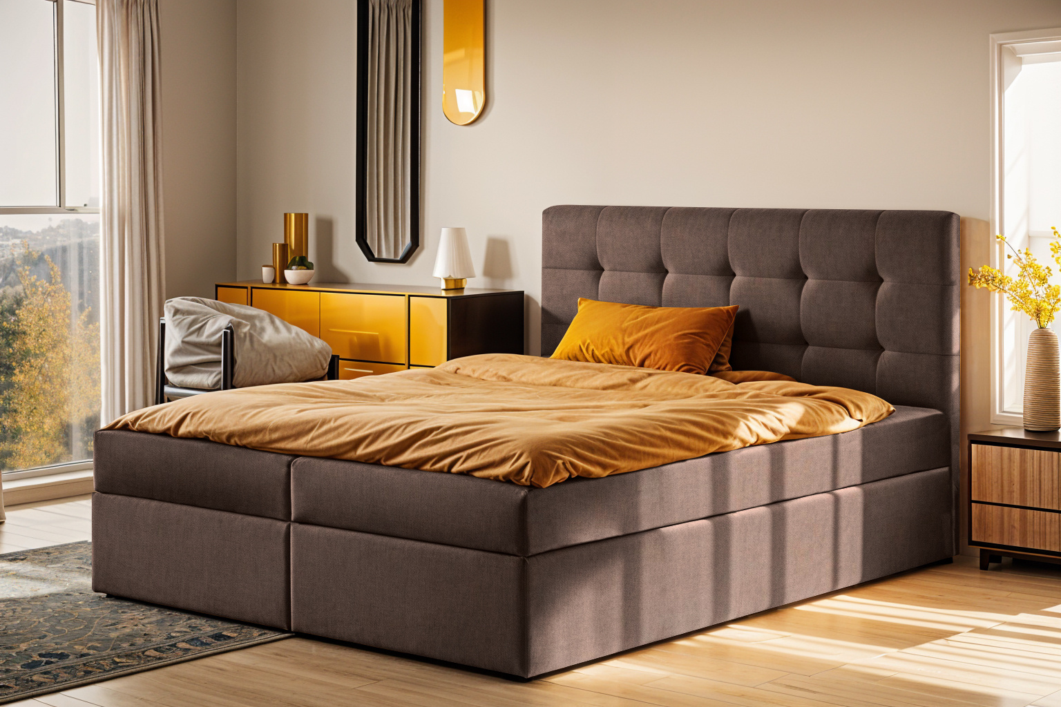 Noctera Opbergboxspring Loet - Velours