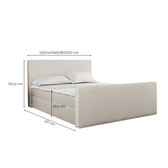 Noctera Opbergboxspring Luuk incl. voetbord