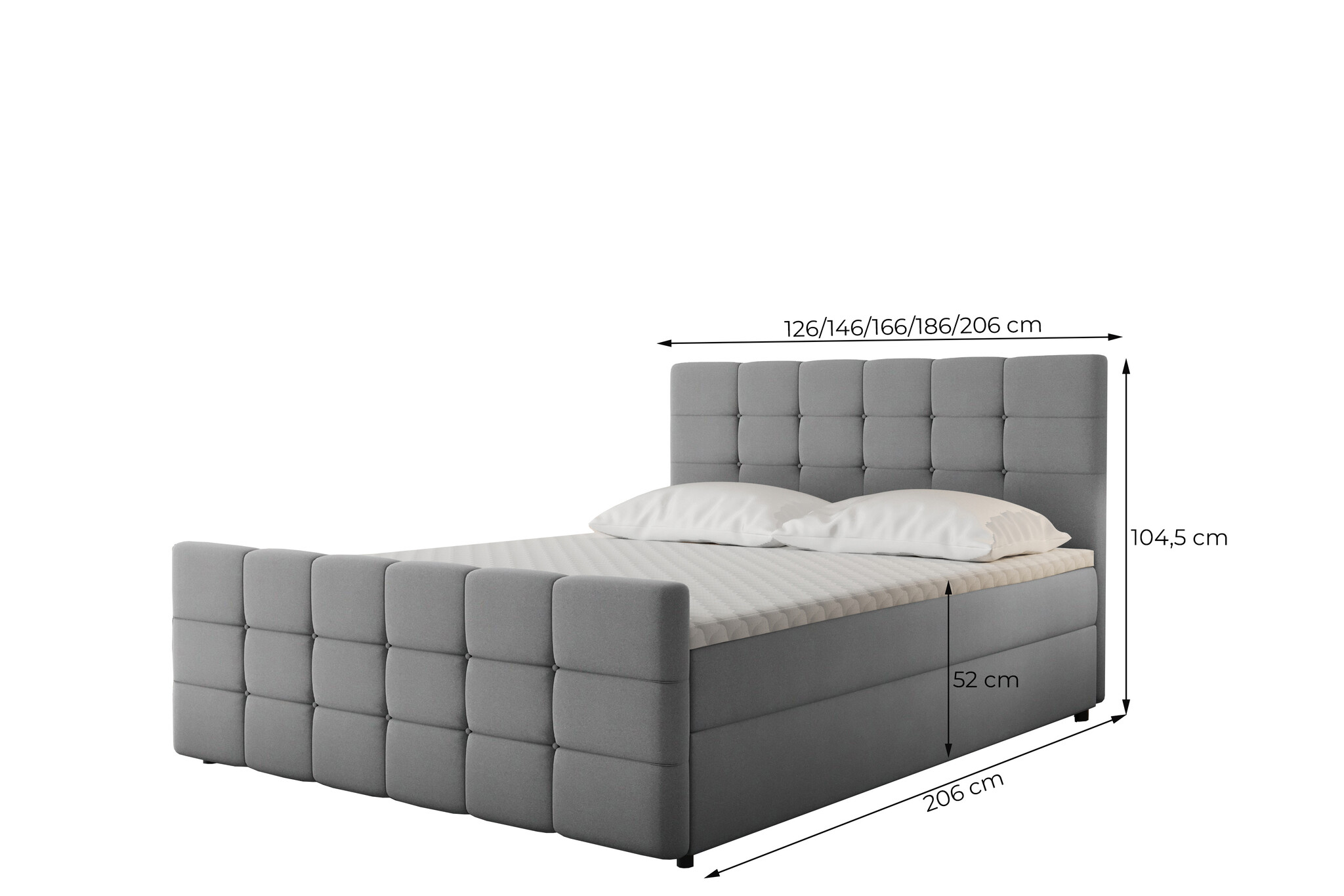 Noctera Opbergboxspring Mare - Velvet