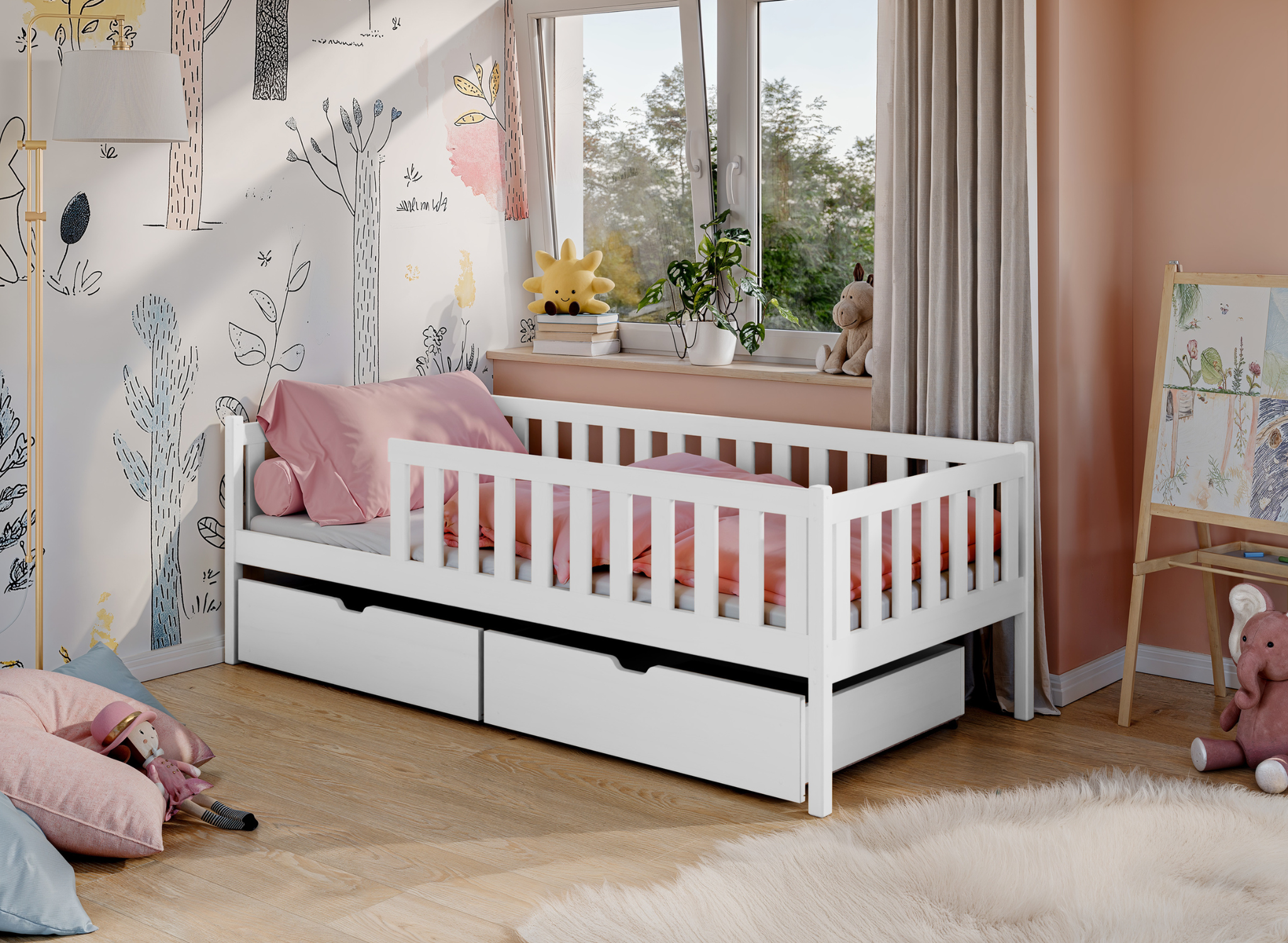 Kinderbed Anna - Wit - Direct Leverbaar!