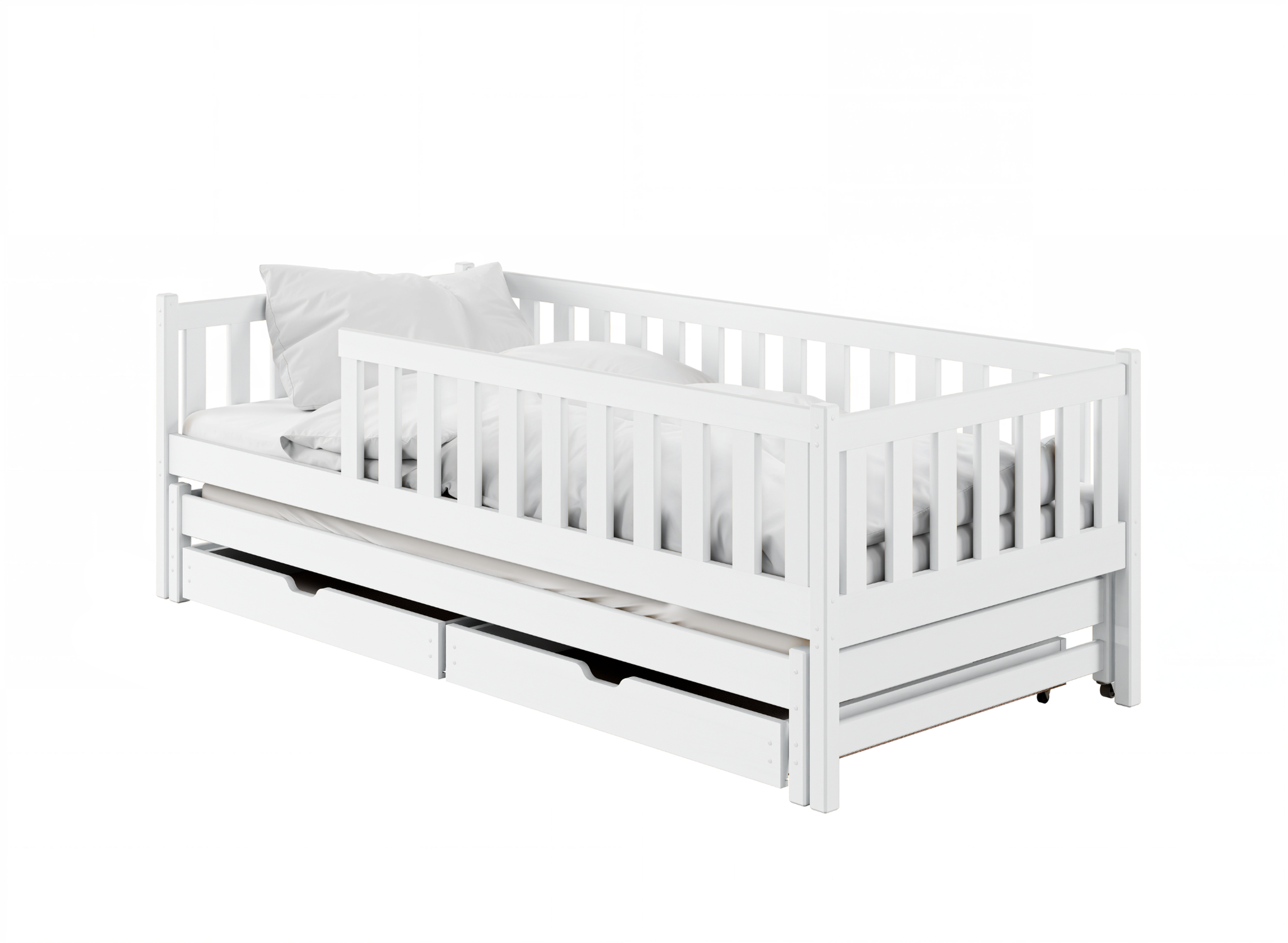 Kinderbed Coby - Wit - Direct Leverbaar!