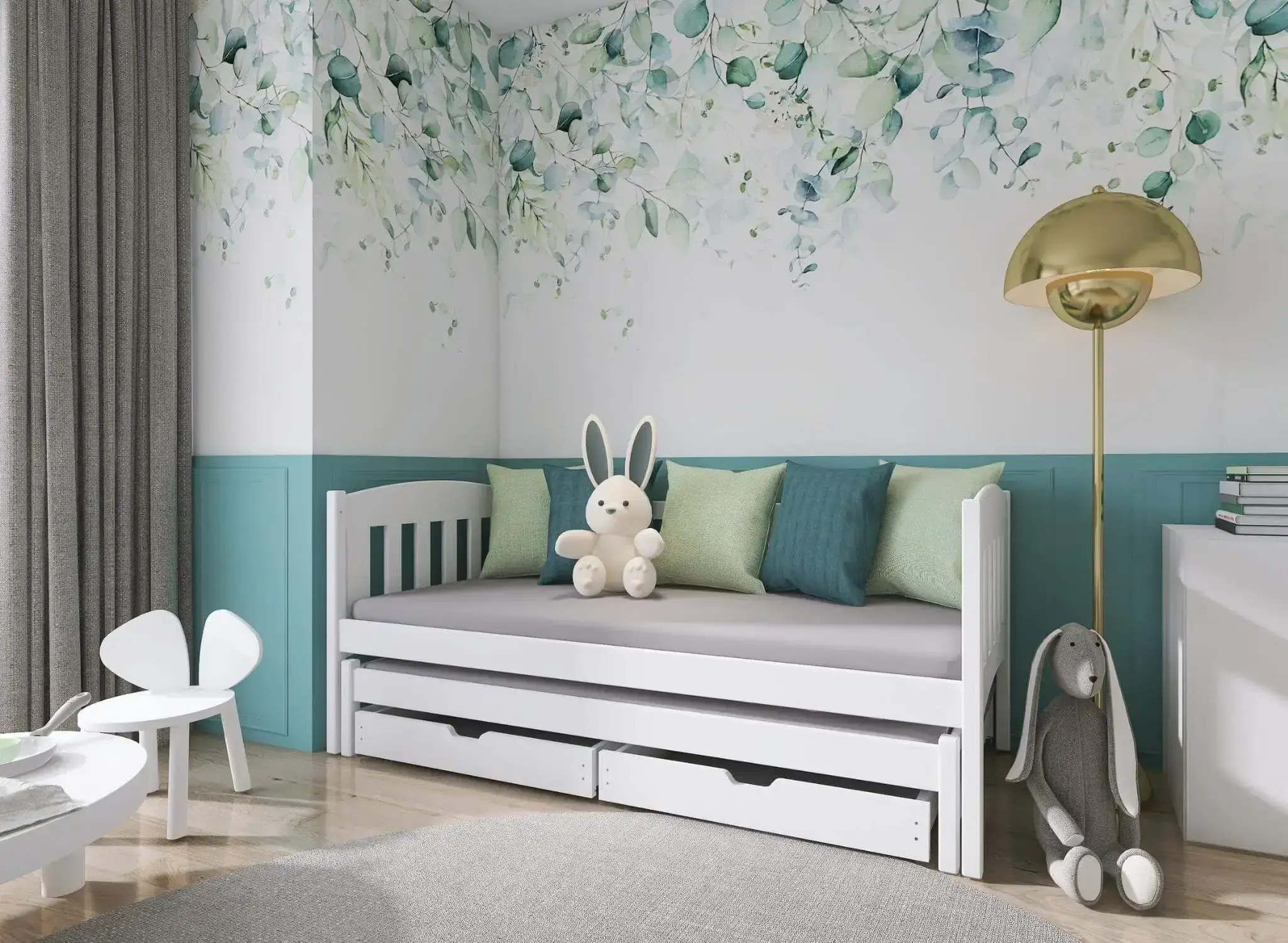 Kinderbed Amel - Wit - Direct Leverbaar!