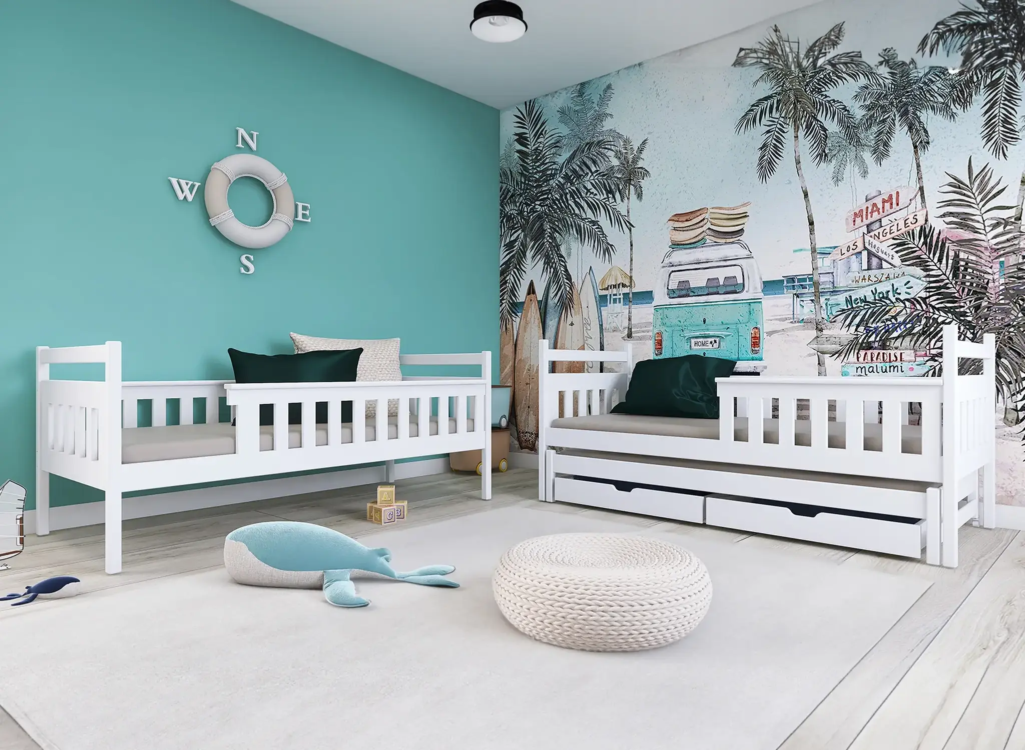 Stapelbed Kobi - Wit - Direct Leverbaar!