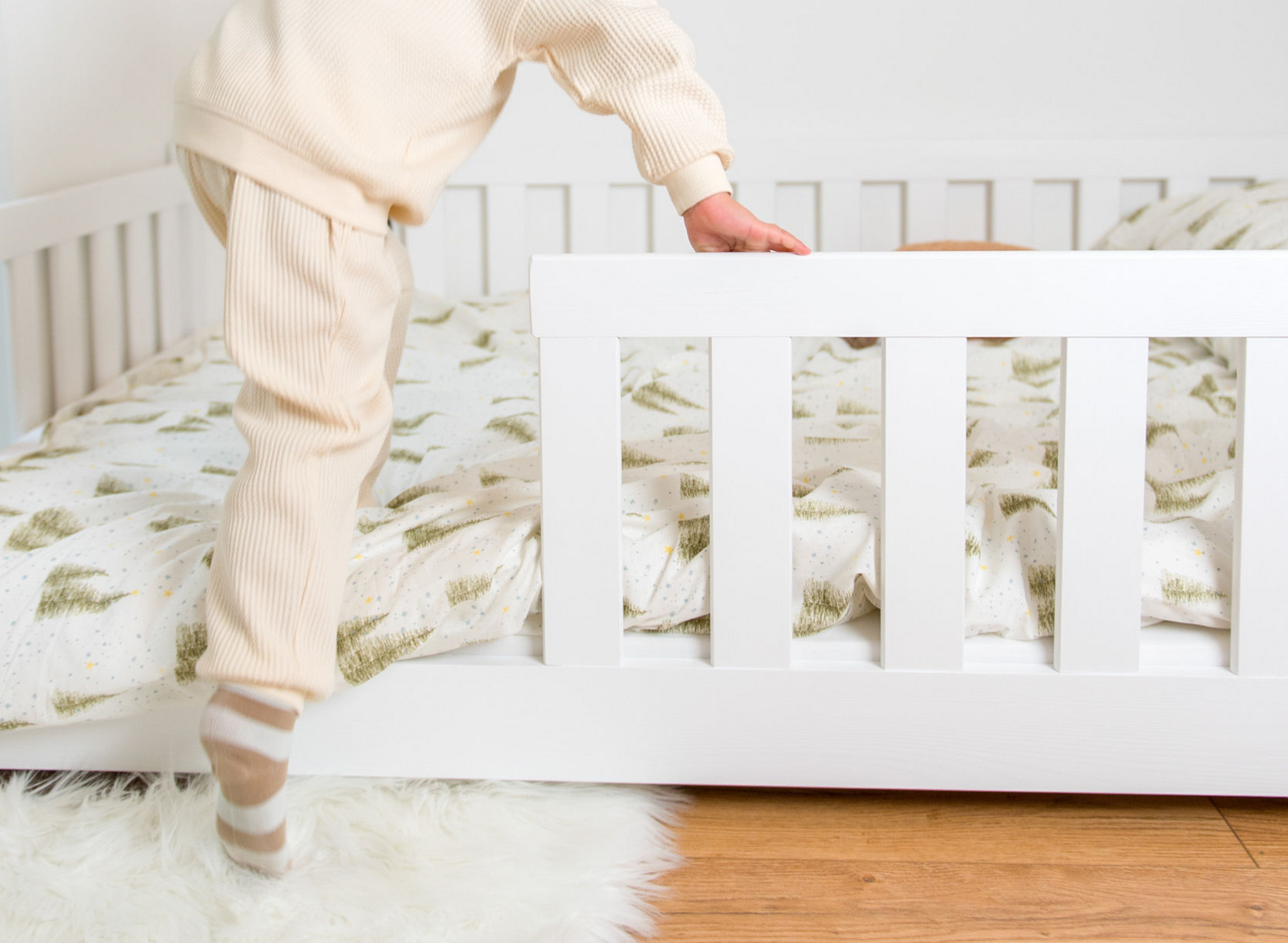 Vloerbed Olivier - Wit - Direct Leverbaar!