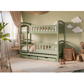 Stapelbed met Lade Bente - Groen