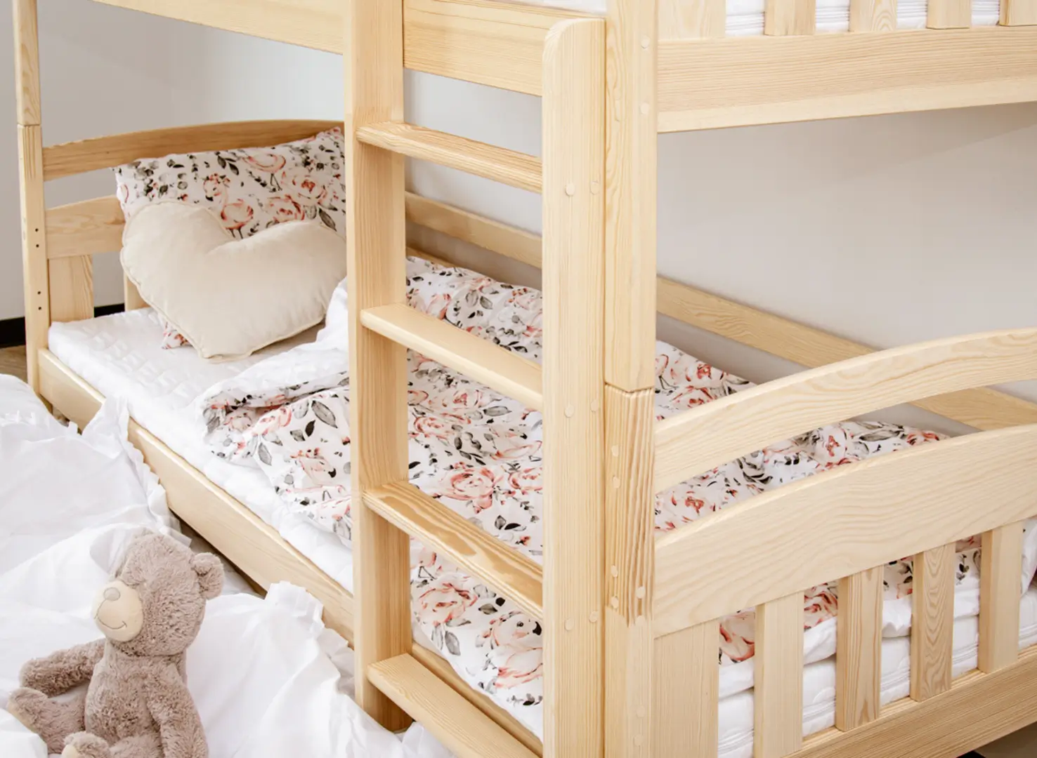 Stapelbed met Lade Bente - Taupe - Direct Leverbaar!