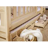 Stapelbed met Lade Bente - Taupe