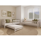 Stapelbed met Lade Bente - Taupe