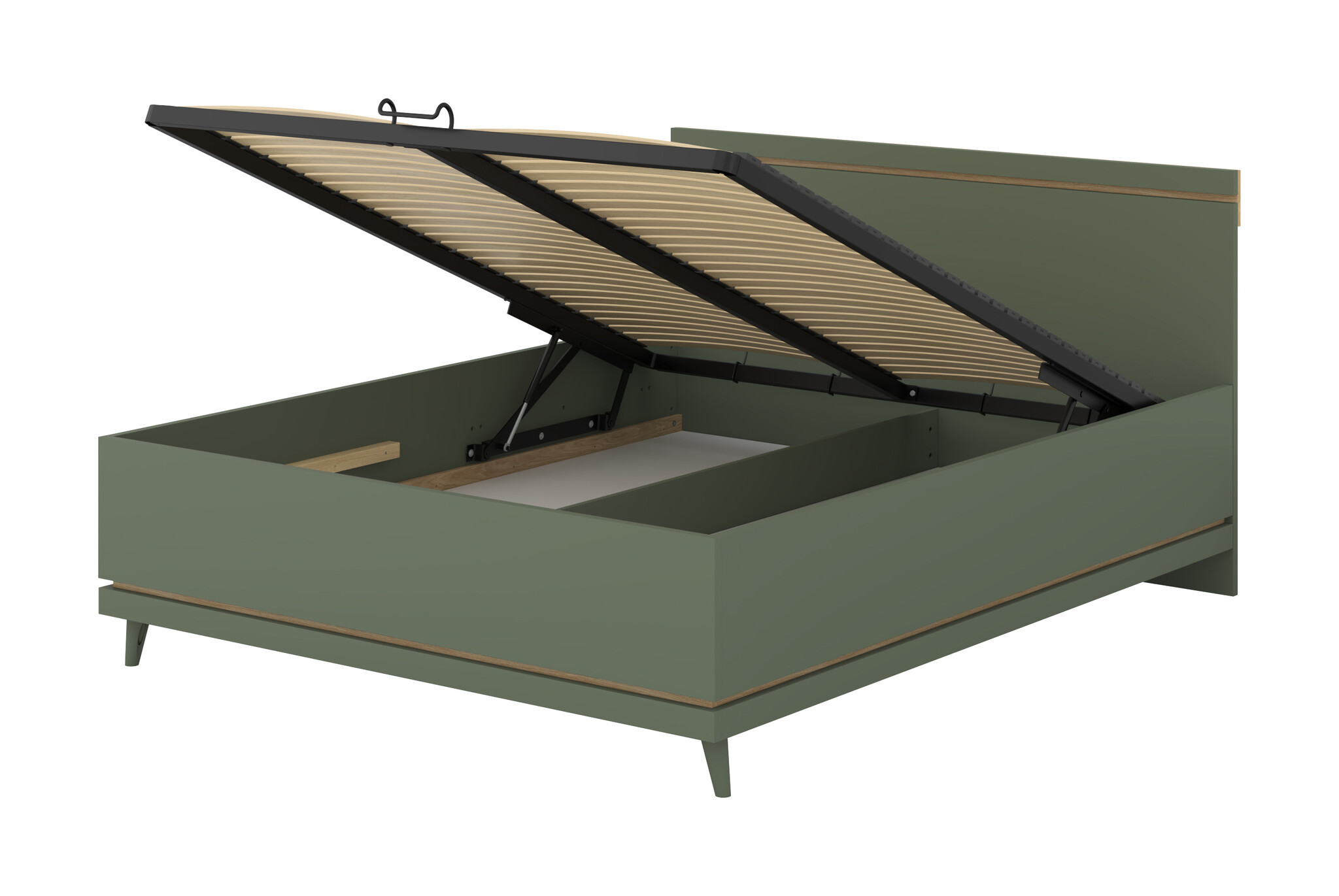 Opbergbed Skand - Groen