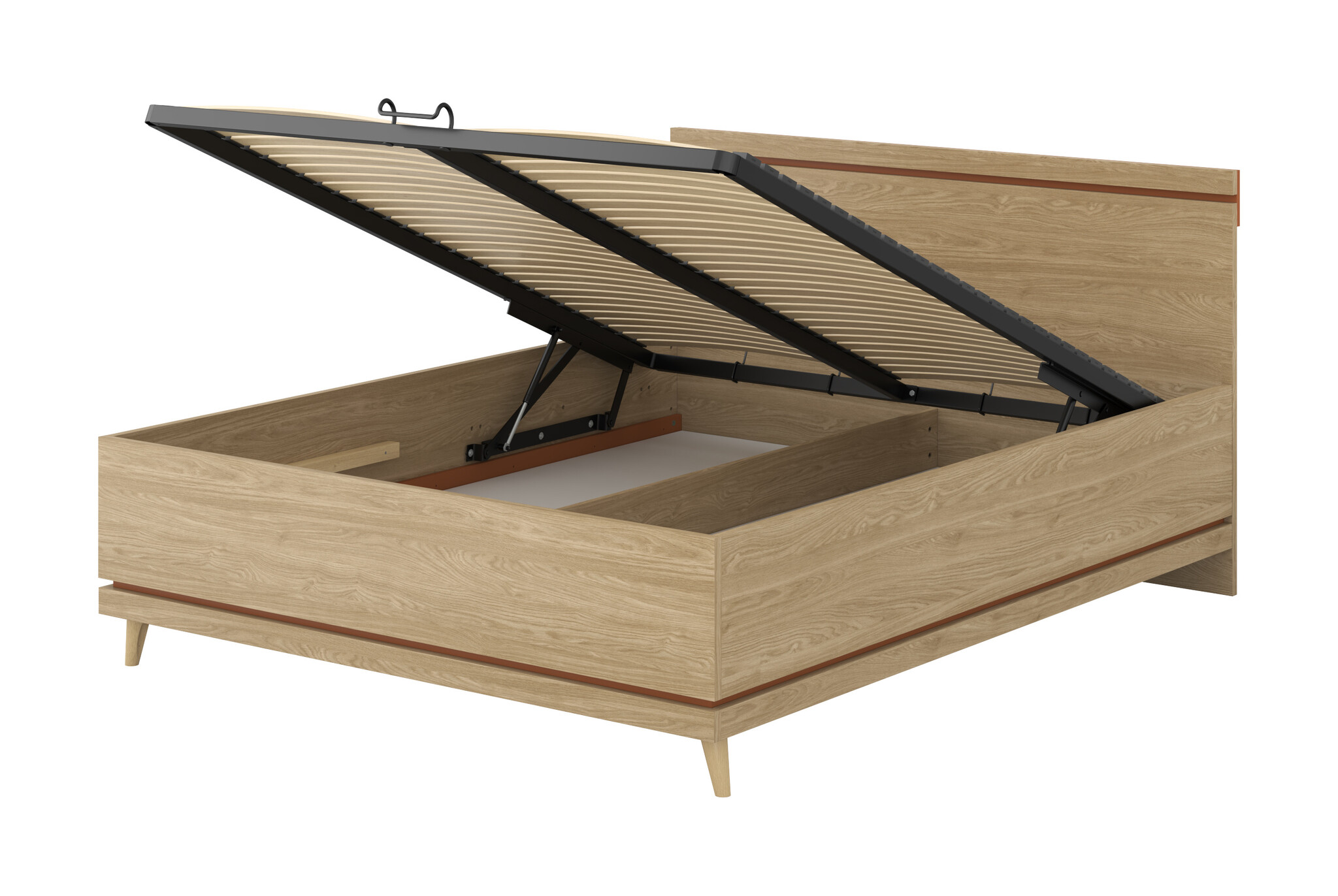 Opbergbed Skand - Naturel