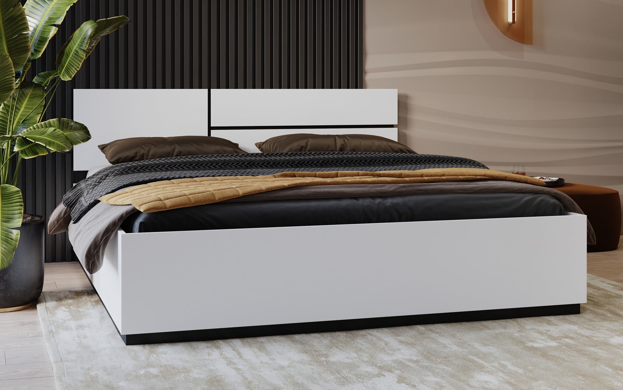 Bed Como - Wit