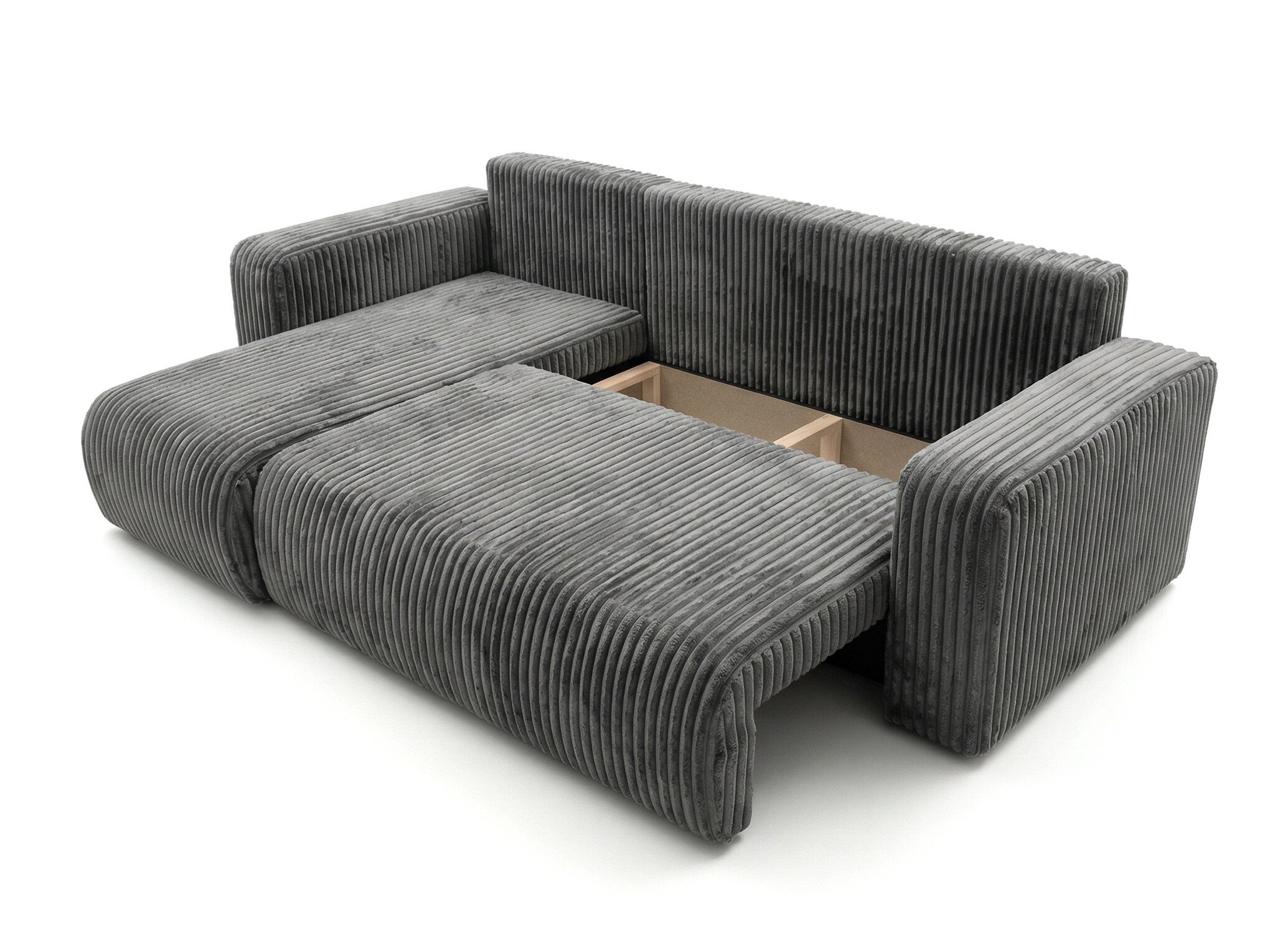 Hoekbank Palmero | Velvet | Slaapbank met Opbergruimte