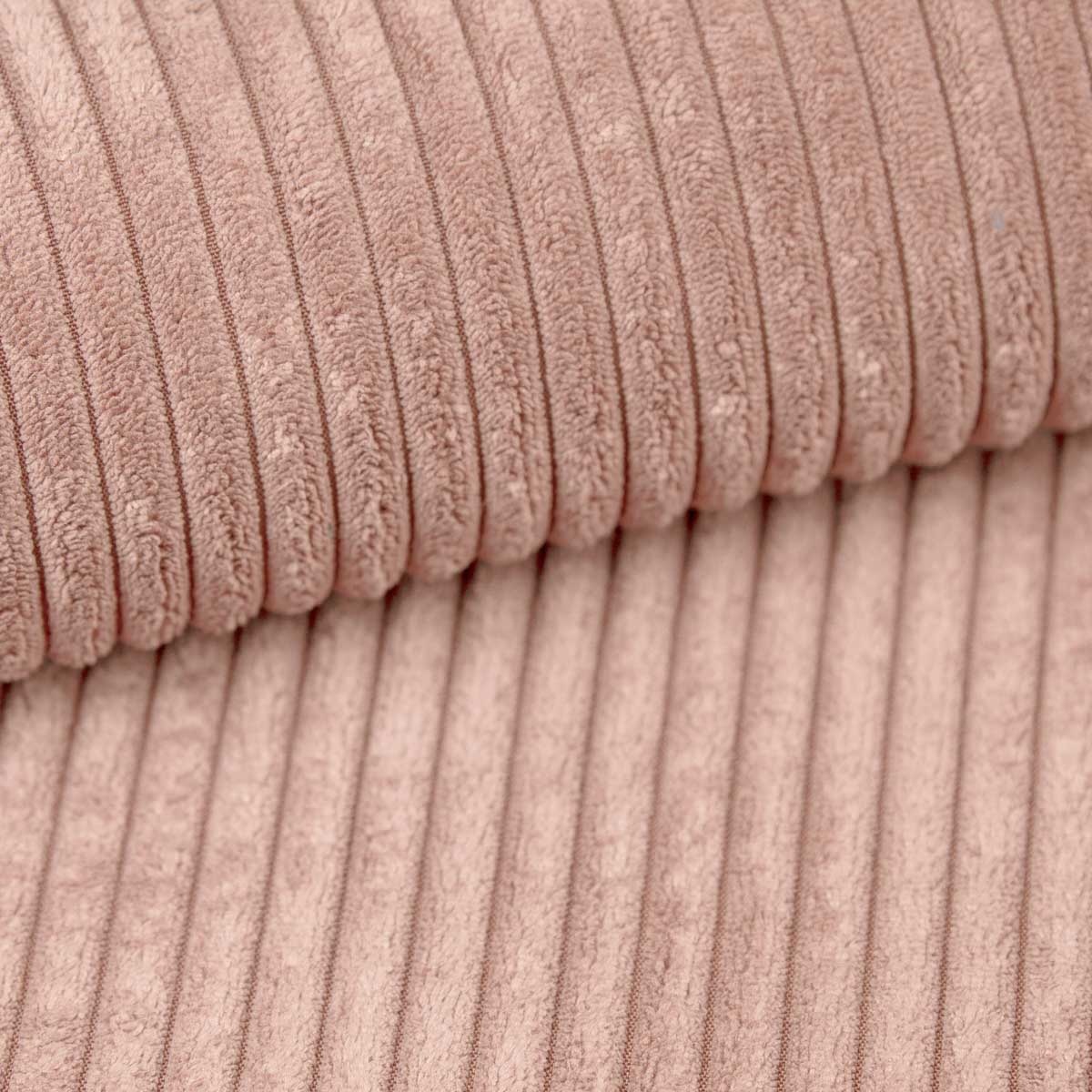 Hoekbank Kenzo | Ribstof Roze | Slaapbank met Opbergruimte