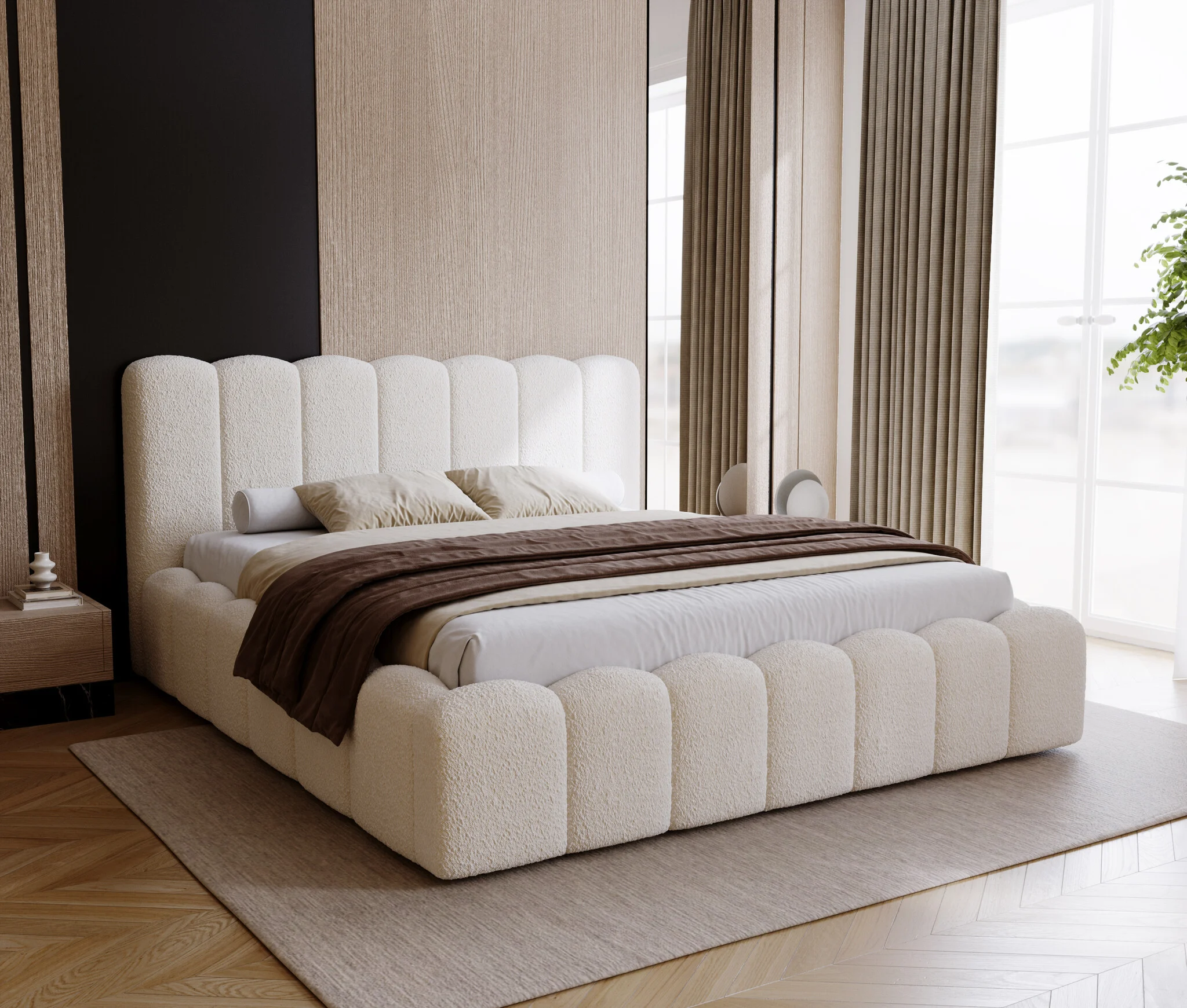 Opbergbed Bologna - Teddystof