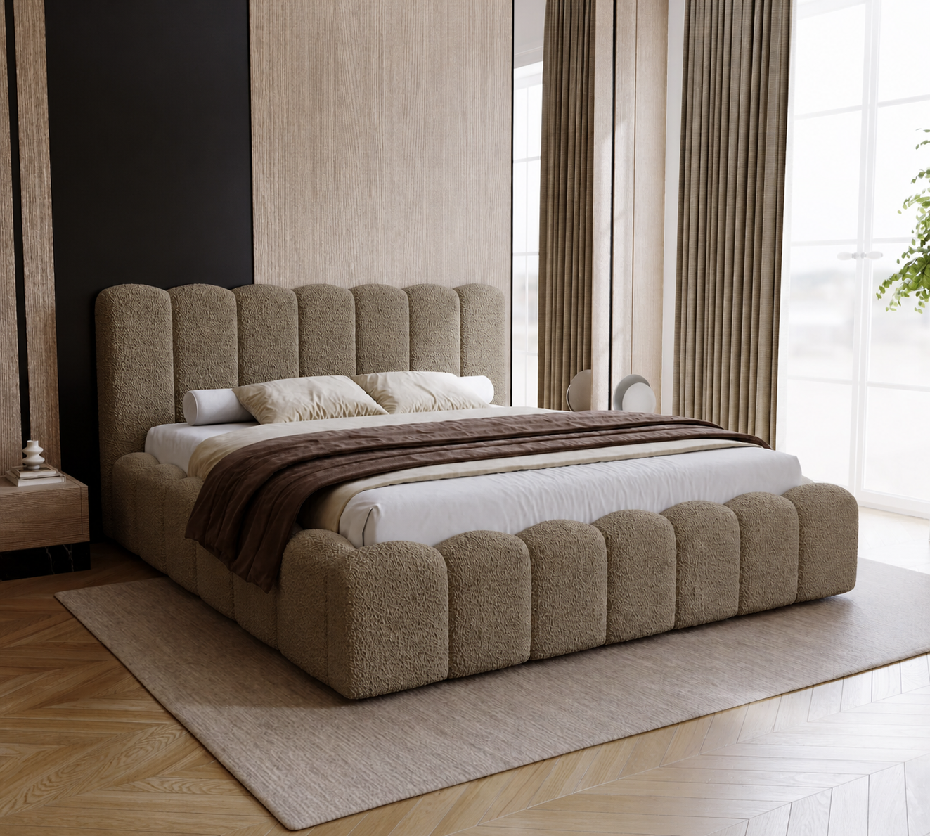 Opbergbed Bologna - Teddystof