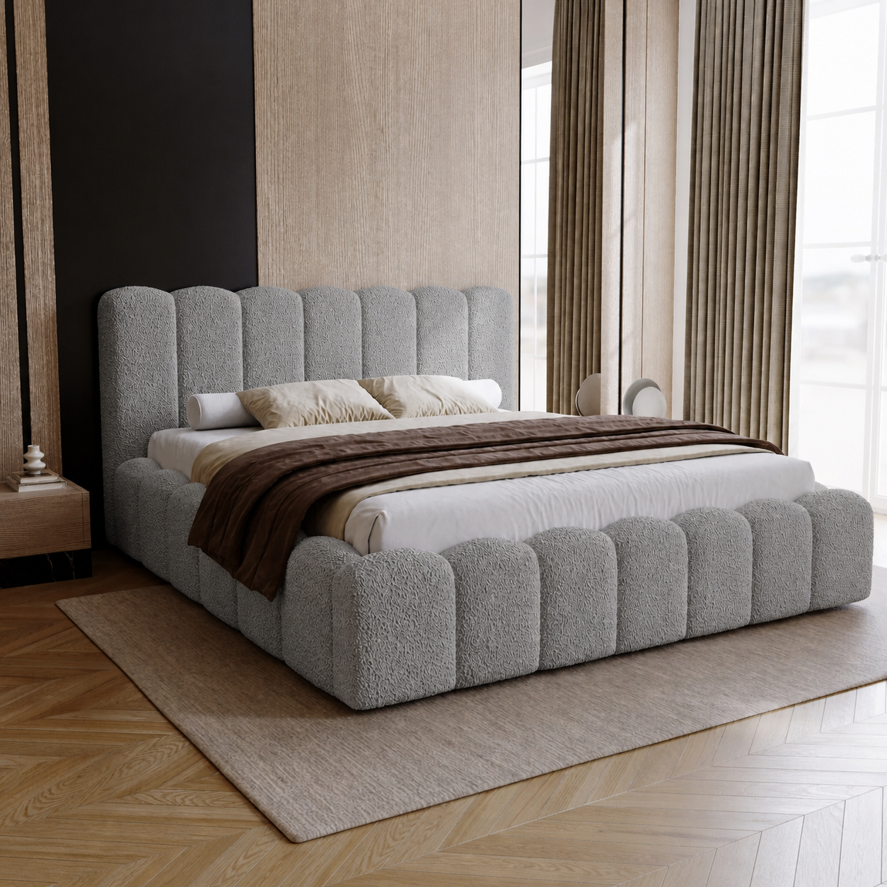 Opbergbed Bologna - Teddystof
