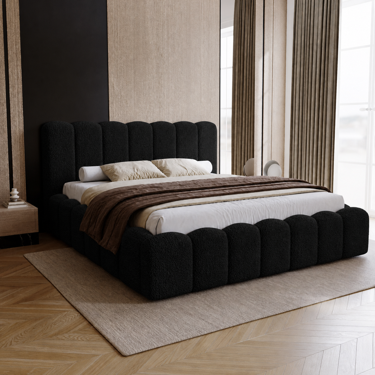 Opbergbed Bologna - Teddystof