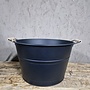 Buitenpot Sebo matt black groot