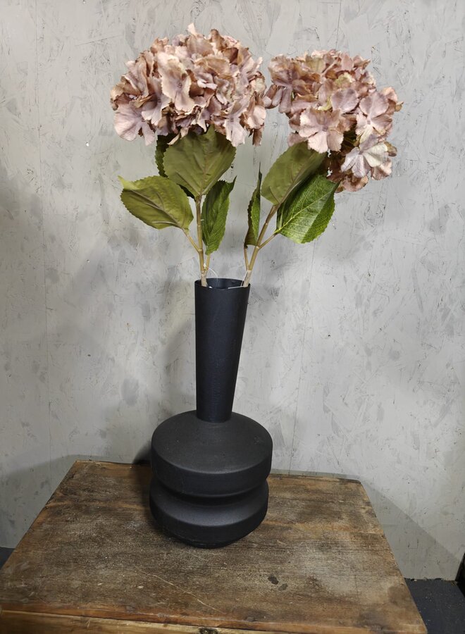 Zijden bloem Hydrangea Mauve Brown 85cm - Brynxz