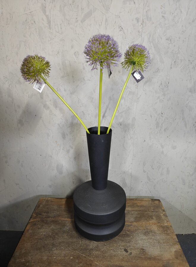 Zijden bloem Allium Spring's Perfect Grande Purple Blue 75cm - Brynxz