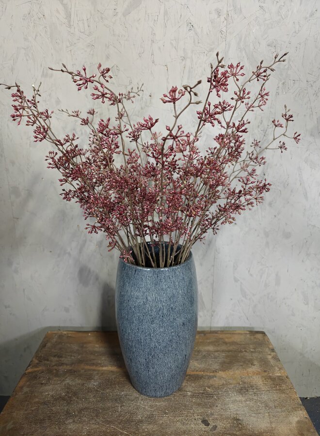 Zijden bloem Berry Spray Light Red 75cm - Brynxz