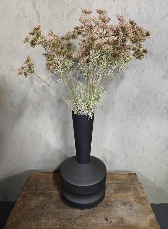 Zijden bloem Single Lace Flower Orange 80cm - Brynxz