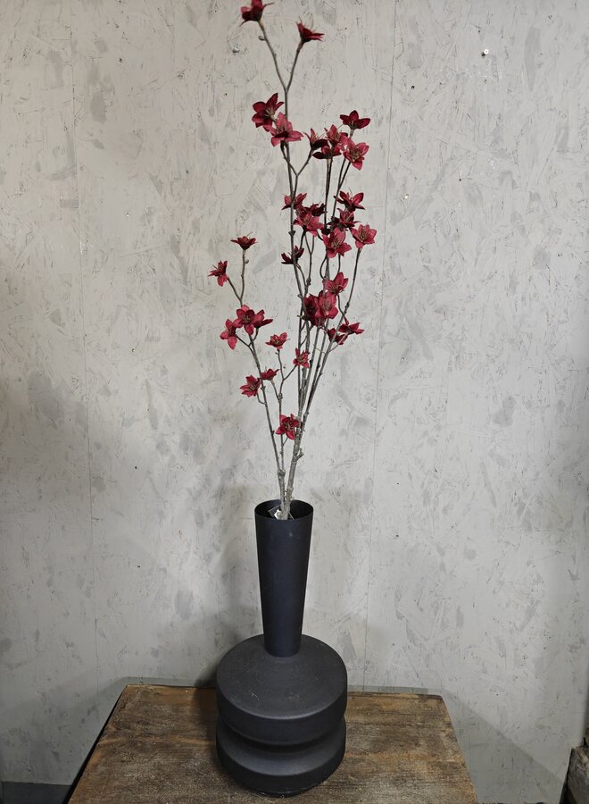 Zijden bloem Cornus Bordeaux 110cm - Brynxz