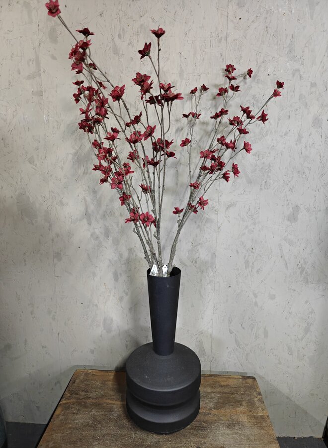Zijden bloem Cornus Bordeaux 110cm - Brynxz