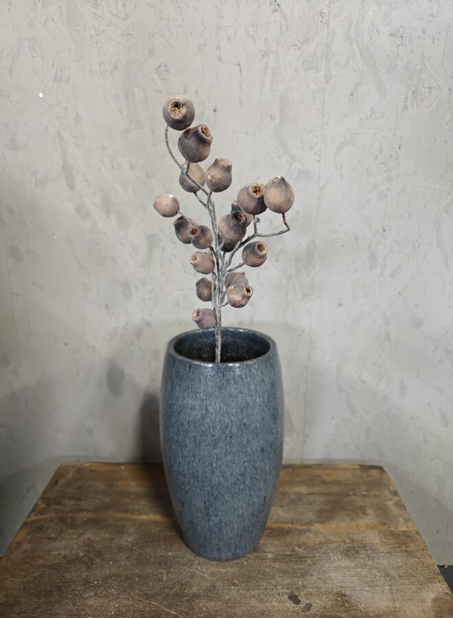 Zijden bloem Mespulus Stem Brown 70cm - Brynxz