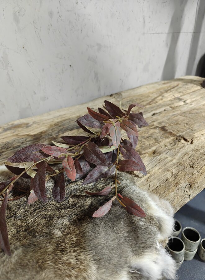 Zijden bloem Salix Green Purple 102cm - Brynxz