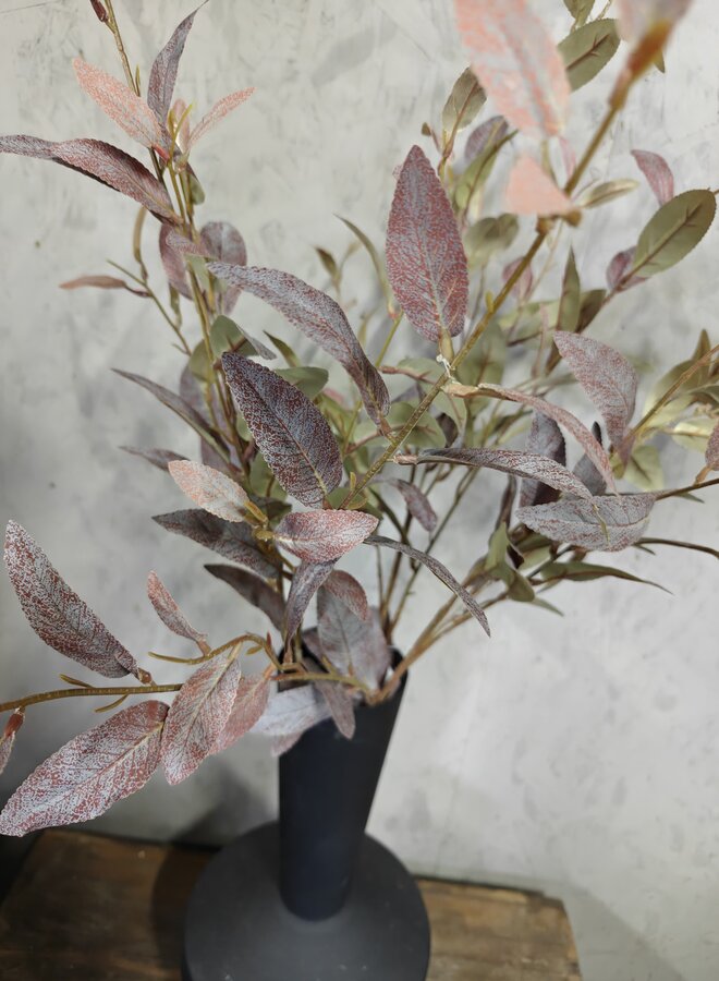 Zijden bloem Salix Green Purple 102cm - Brynxz