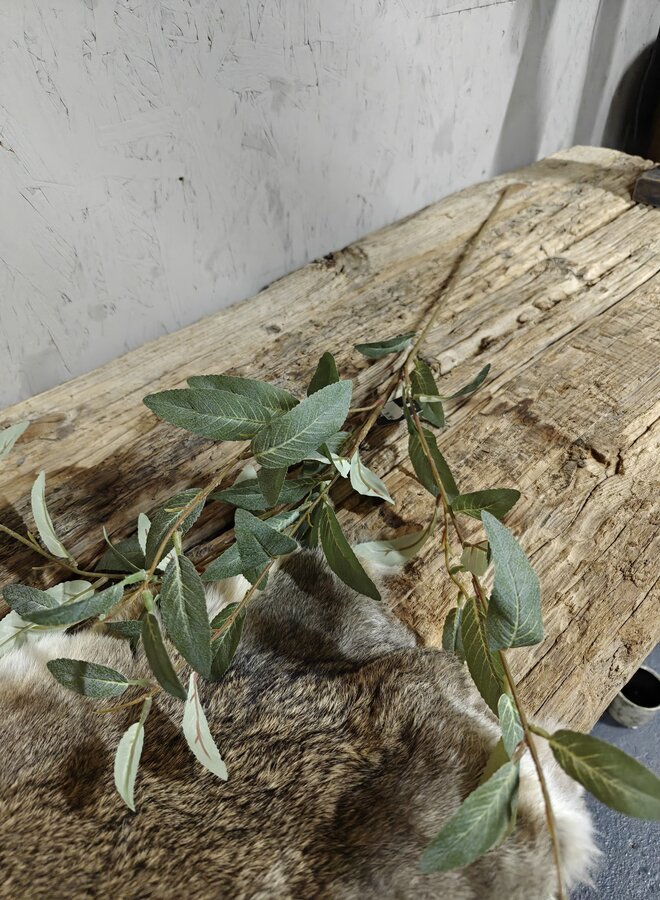 Zijden bloem Salix Grey Green 102cm - Brynxz