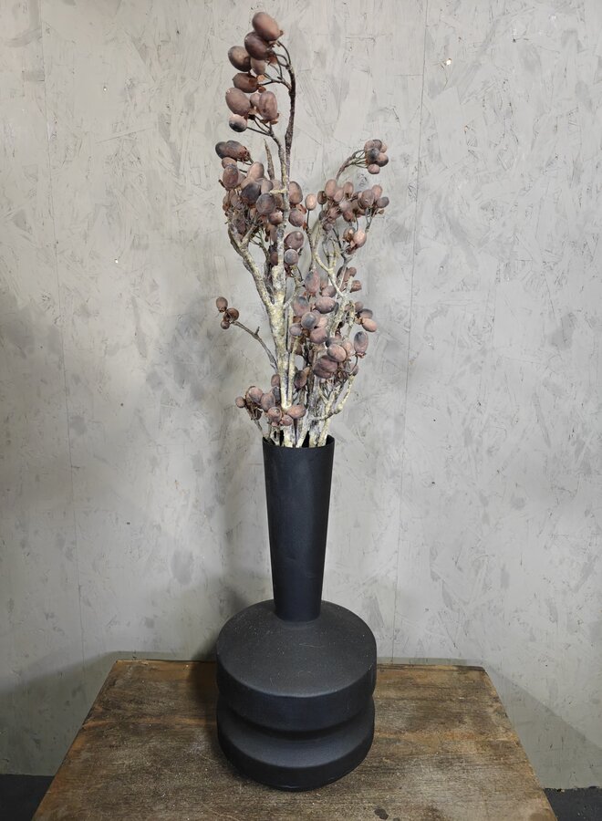 Zijden bloem Alnus Grande Brown 92cm - Brynxz