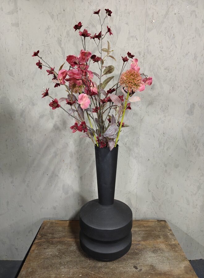Zijden bloemen Mix Bos – Inclusief Pot 1