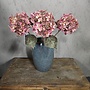 Zijden bloem Hydrangea Old Pink 52cm