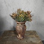 Zijden bloem Protea Bush Mini Grey 41cm