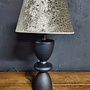 Tafellamp Zwart met Velvet Kap