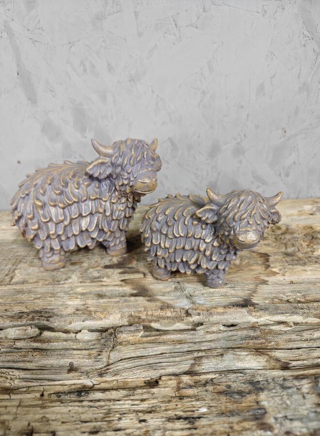 Beeldje Hooglander Brons Medium – Decoratie