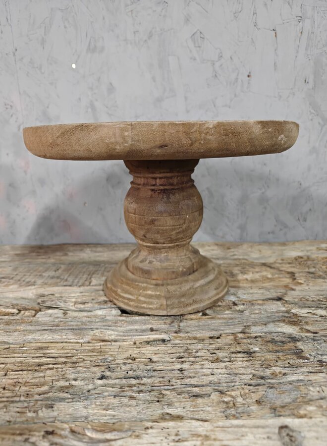 Houten Plateau Groot – Rond Decoratieplateau