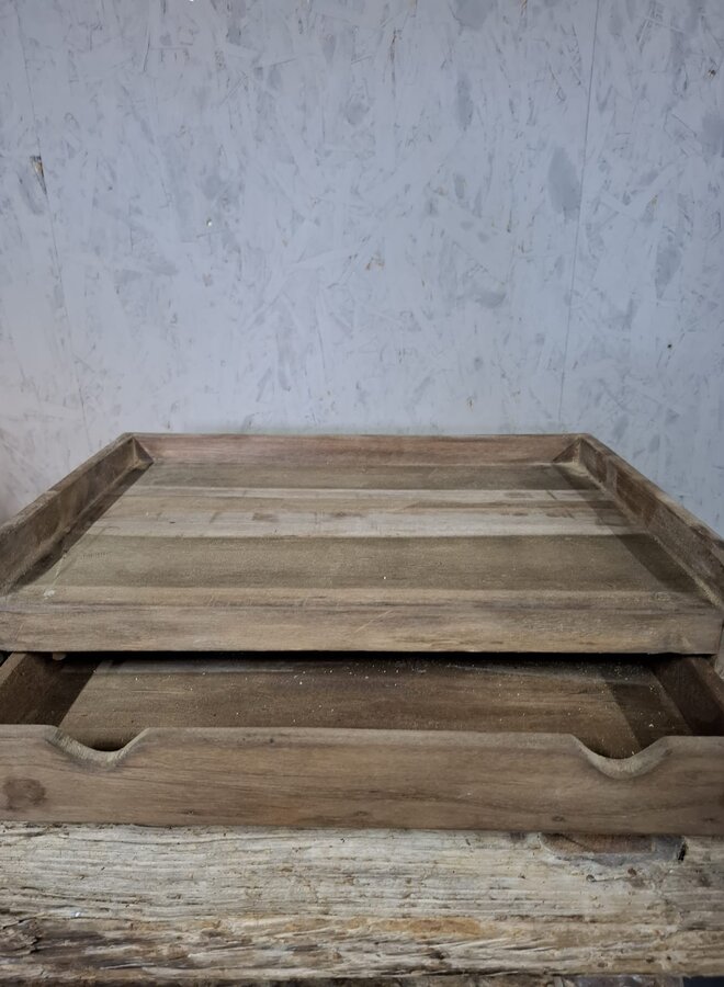 Houten Plateau met Lade