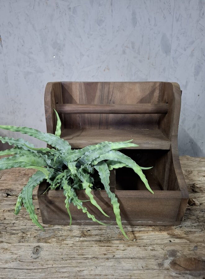 Houten Organizer met 3 Vakken